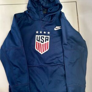 Nike Dri-Fit USA Soccer Navy Hoodie